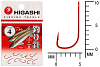 Крючок HIGASHI Sode ringed #4 Red